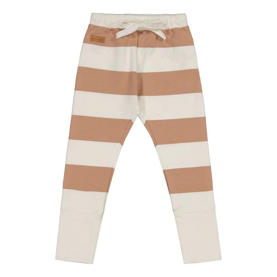 Metsola-STRIPED-COLLEGEHOUSUT | CHOCO-VANILLA - Luna Living