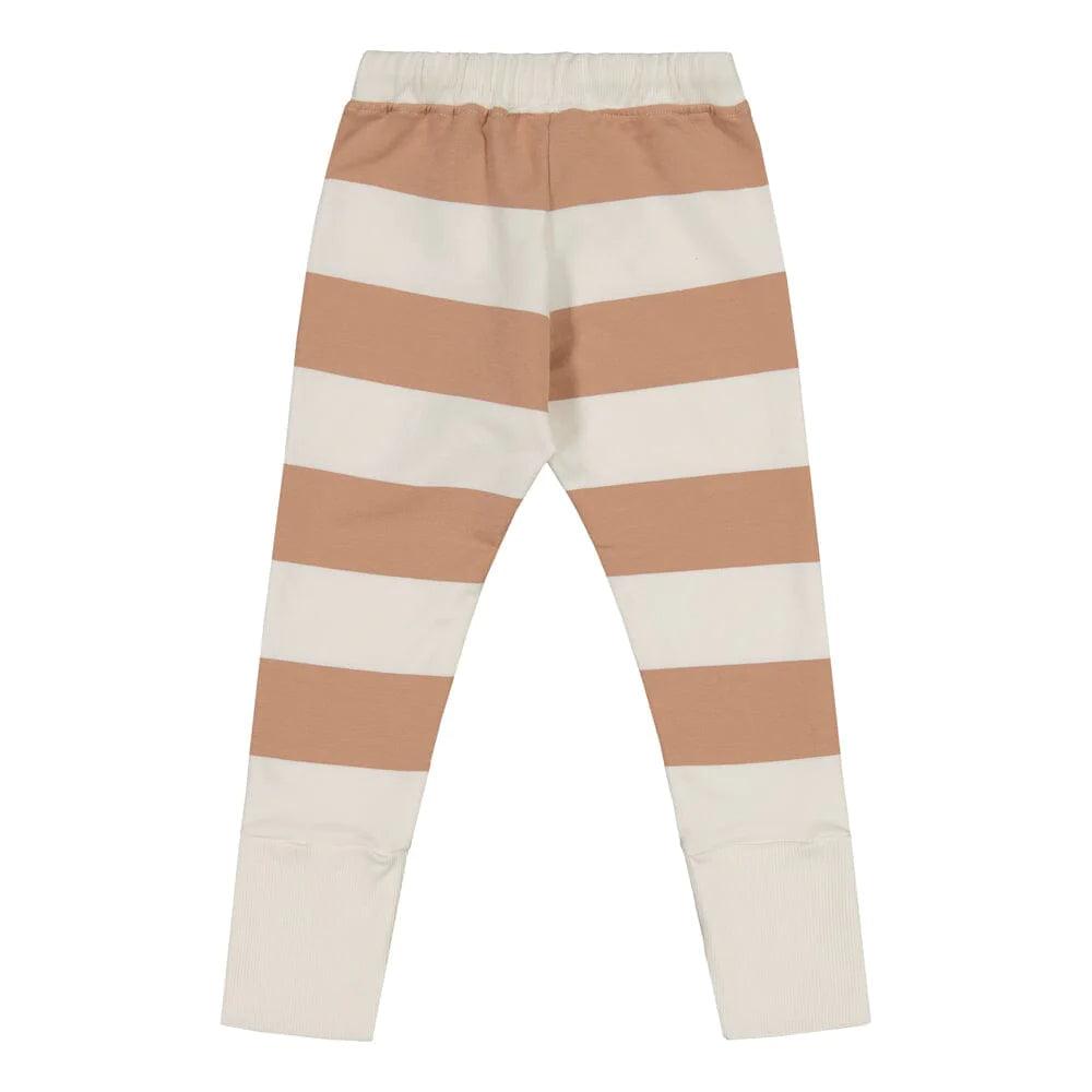 Metsola-STRIPED-COLLEGEHOUSUT | CHOCO-VANILLA - Luna Living