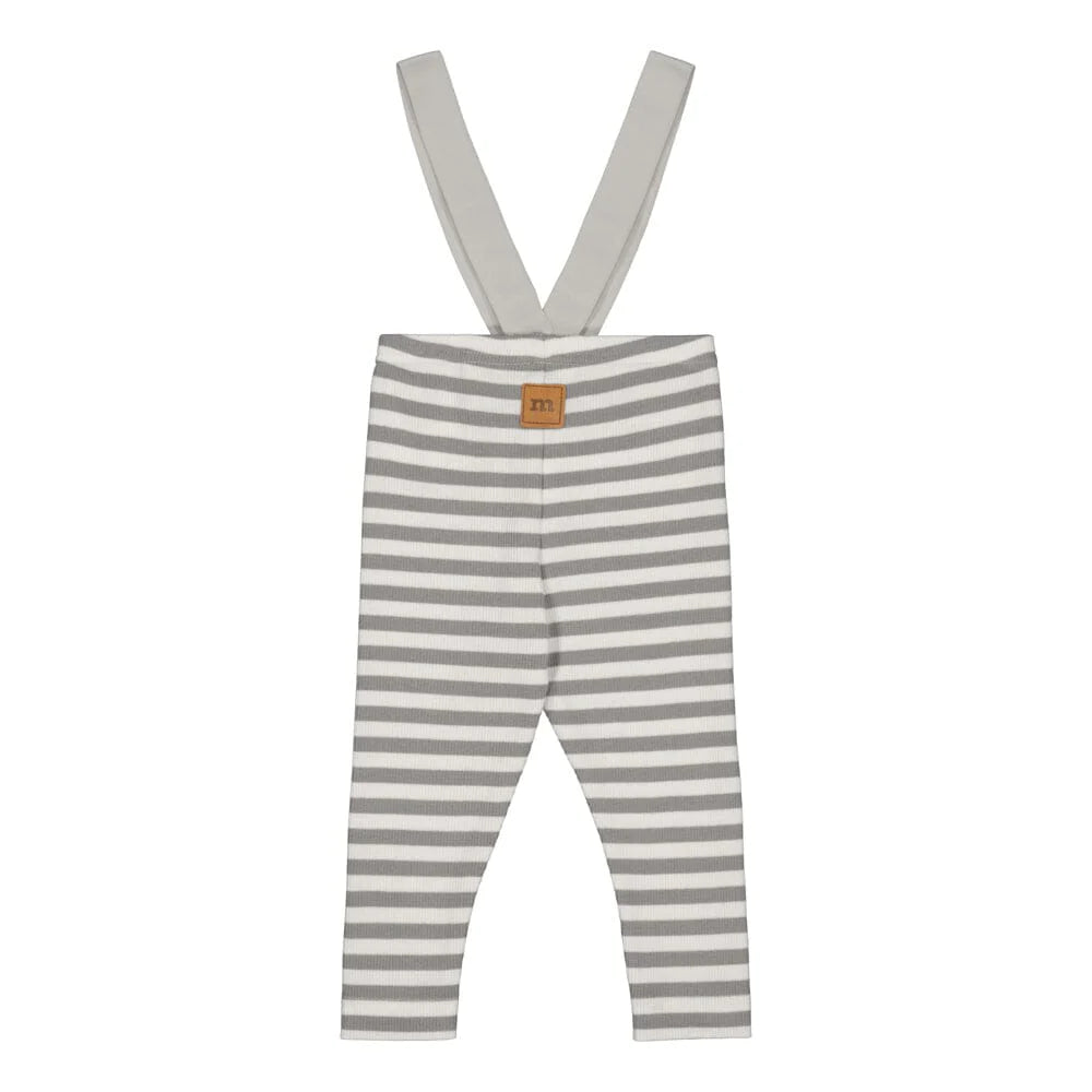 Metsola - Striped Rib Brace Pants -Henkselihousut | Cloudy/Vanilla