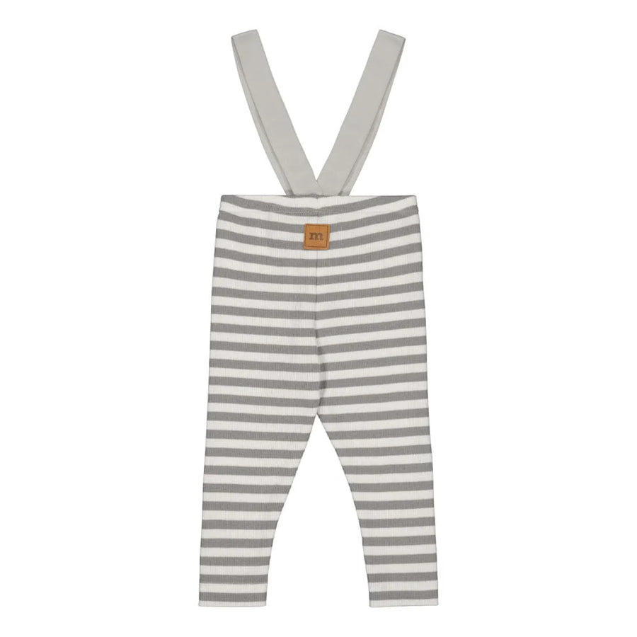 Metsola - Striped Rib Brace Pants -Henkselihousut | Cloudy/Vanilla