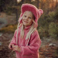 Metsola - Teddy Cap With Ears -Lippalakki | Rosy