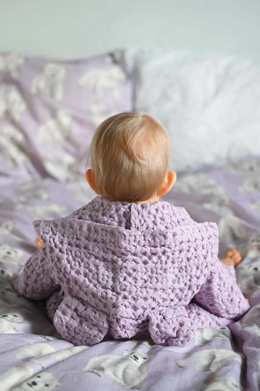 Metsola - Teddy -Lasten Kylpytakki | Icy Lilac