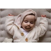 babystyling teddy neulepanta - sand