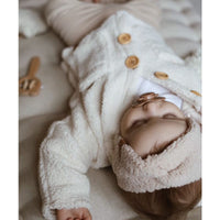 babystyling teddy neulepanta - sand