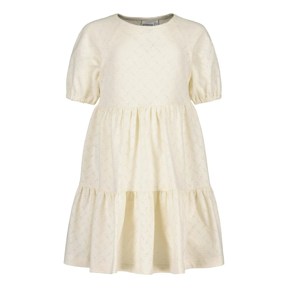 Metsola- Tiered Dress - lastenmekko,Milky