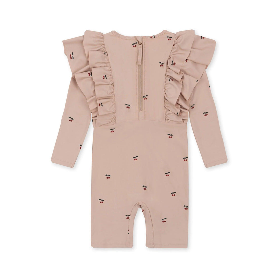 Konges Sjold - manuca frill onesie uimahaalari - cherry blush - Luna Living