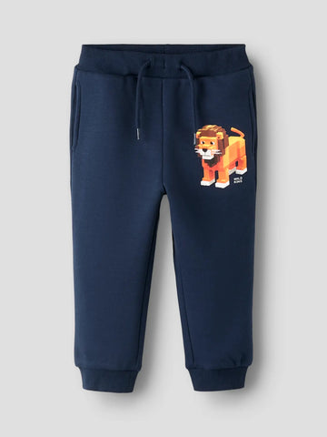 Name It – pehmeät collegehousut,sininen