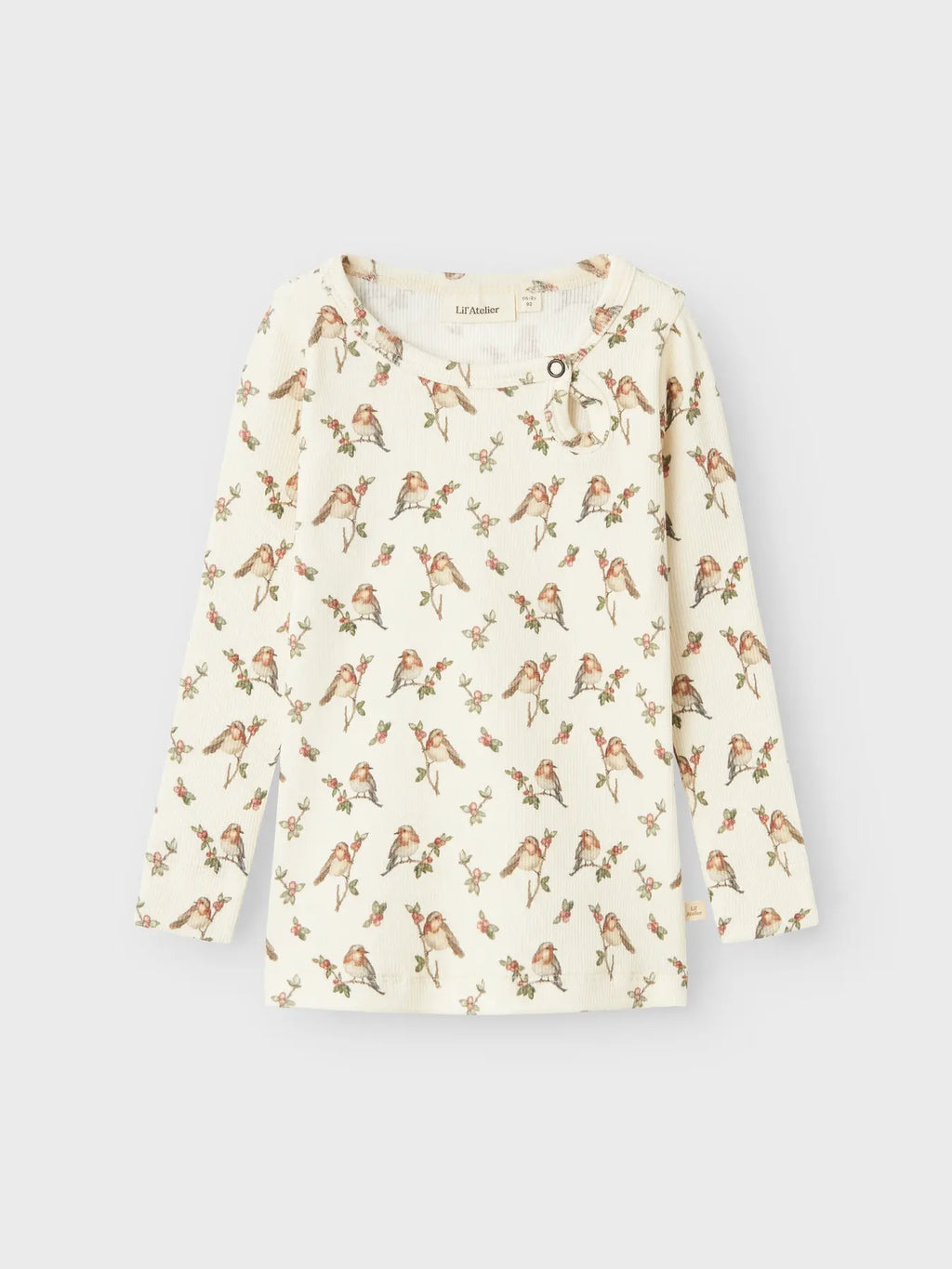 Lil` Atelier - bird,pitkähihainen ribbipaita.