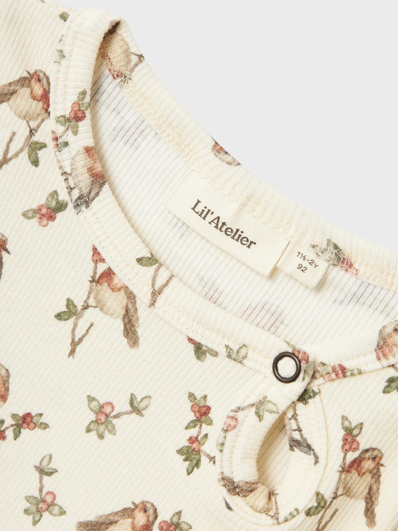 Lil` Atelier - bird,pitkähihainen ribbipaita.