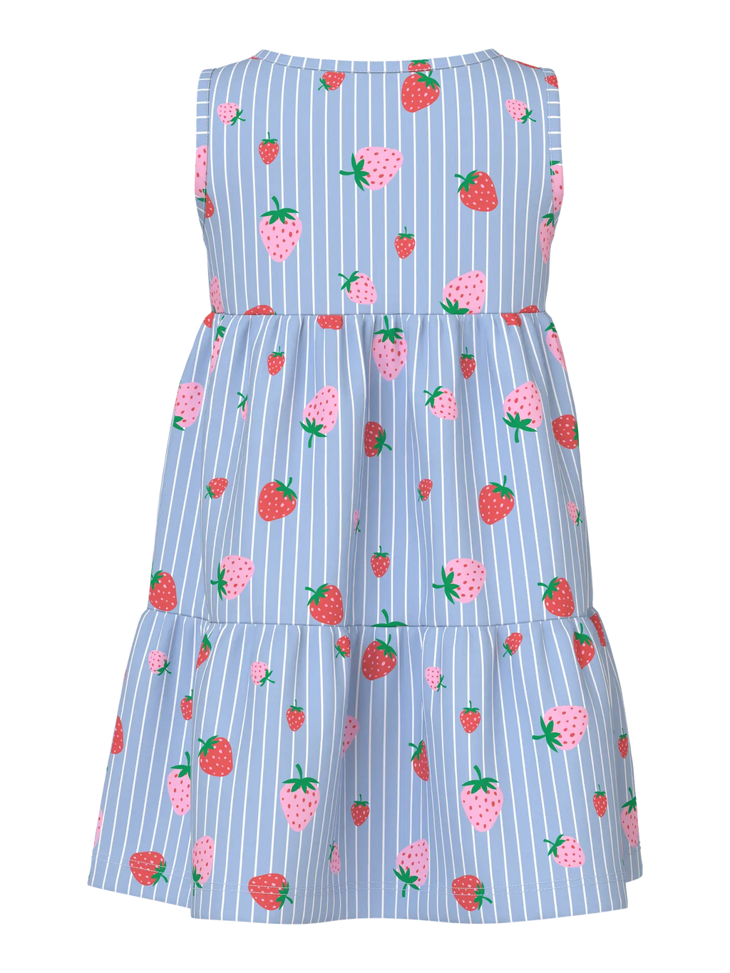 Name It - spencermekko –  Chambray Blue Striped Strawberry