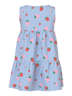 Name It - spencermekko –  Chambray Blue Striped Strawberry