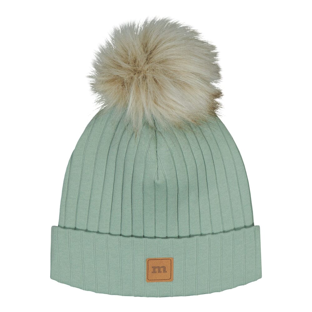 Wide Rib Beanie -Tupsupipo | Dusty Green