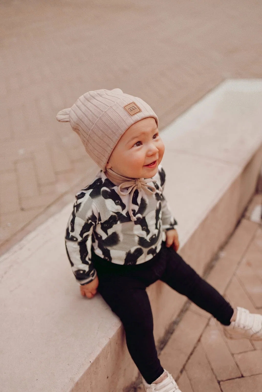 Metsola - Wide Rib Bear Beanie -Pipo |Stormy