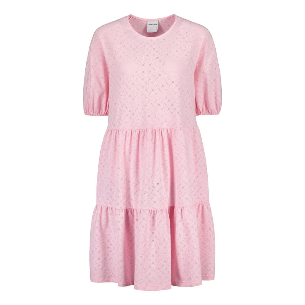 Metsola - Womens Tiered Dress -Mekko,Pinkie